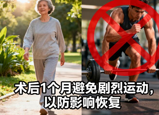 术后1个月剧烈运动指南:3类手术禁忌+5项安全准则,科学恢复不踩坑!