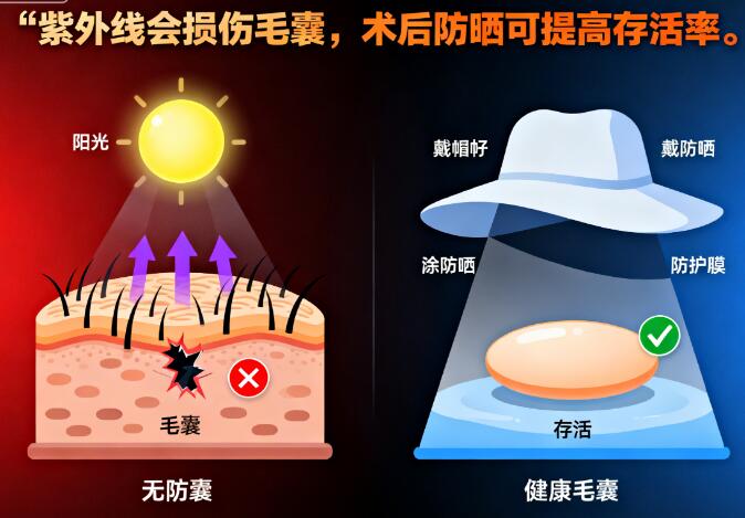 头皮防晒真相：毛囊存活率提升60%的3大科学策略