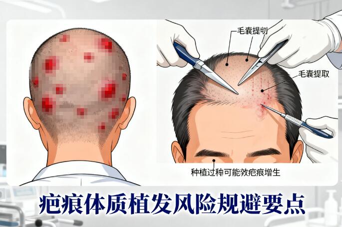 疤痕体质植发风险全解析:科学规避并发症的5大核心策略