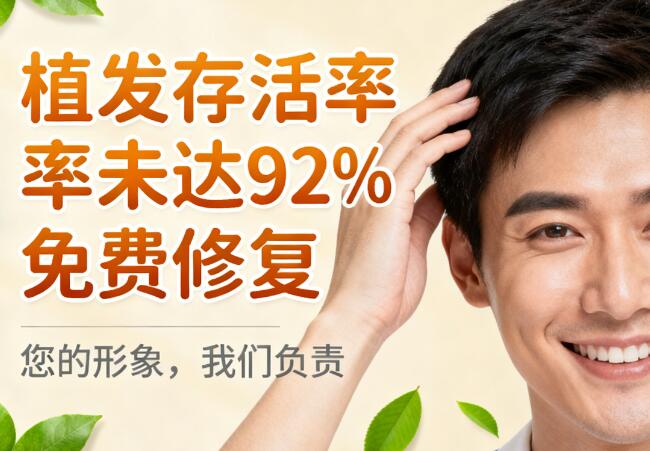 植发存活率未达92%免费修复?真相与选择需看清!