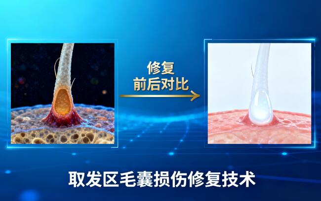 取发区毛囊损伤修复技术:告别“秃点”,重获浓密自信!