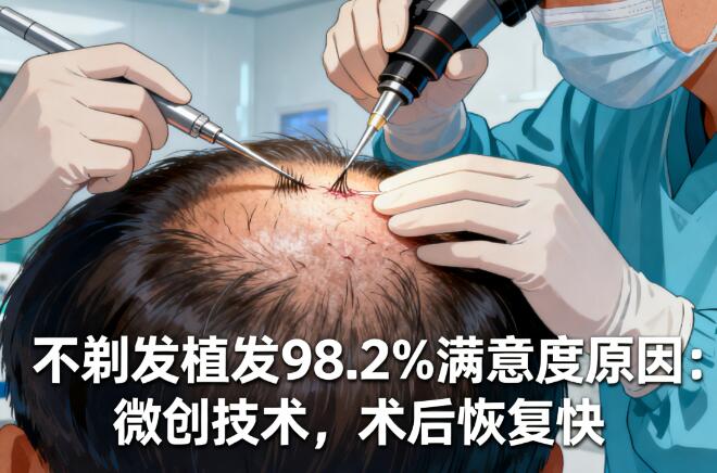 不剃发植发98.2%满意度背后：揭秘高口碑的三大核心密码