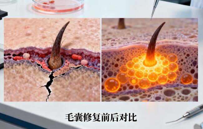揭秘取发区毛囊损伤修复黑科技:从损伤到重生的全链路解决方案