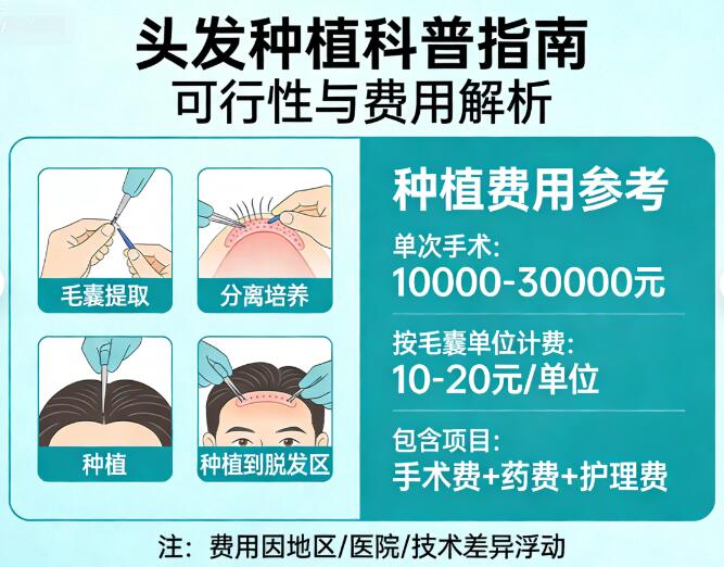 头发可以种吗?需要多少钱？
