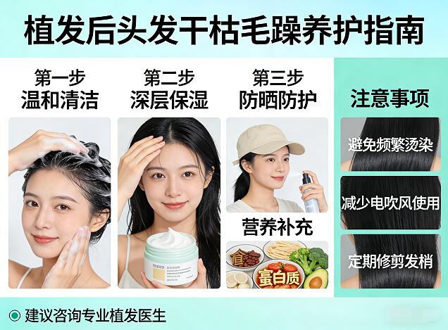 植发后头发干枯毛躁？这些养护秘籍让你重获柔顺秀发！