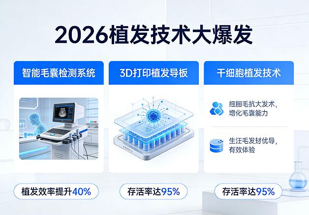 2026植发技术大爆发！AI、克隆、无创三大黑科技颠覆你的认知
