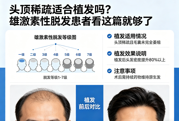 脂溢性脱发植发能解决吗?附脱发护理与植发联合方案