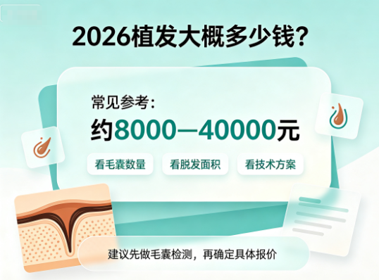 2026植发多少钱