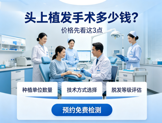 头上植发手术多少钱