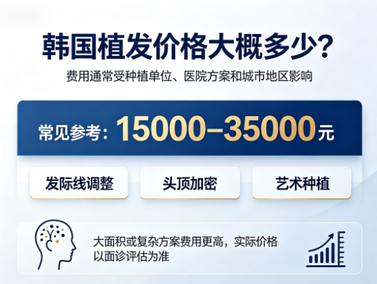 韩国植发价格大概多少