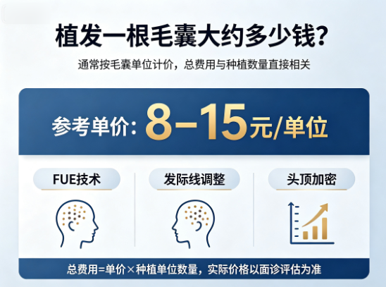 植发一根毛囊大约多少钱